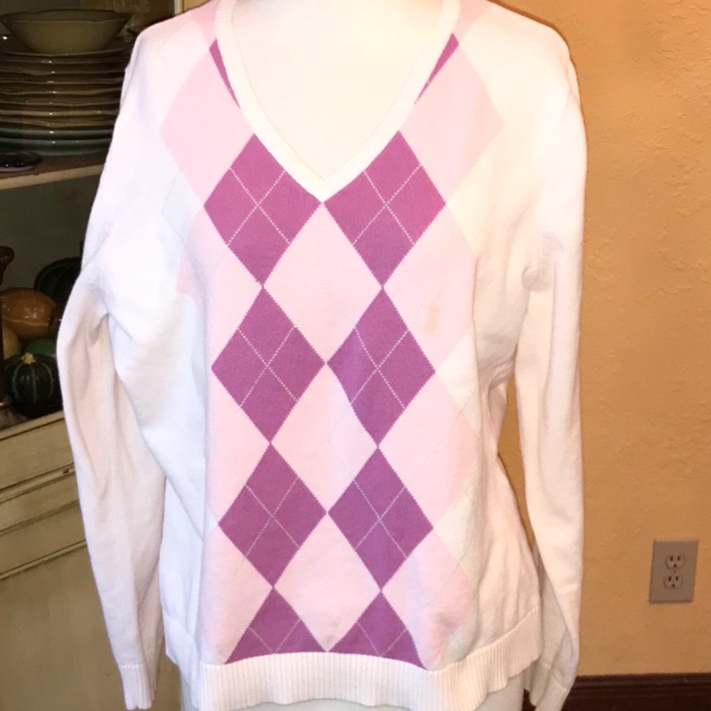 Argyle sweater